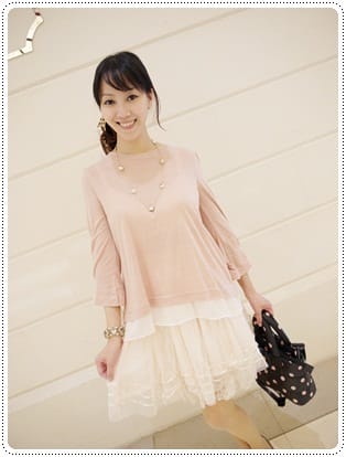 【穿搭】人妻也要美翻天˙深秋唯美蕾絲公主風♥正韓Gini Shop♥(文末贈韓國超夯美妝小物)